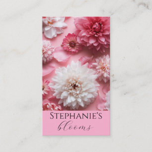 Elegant Florist Floral Designer Business Card