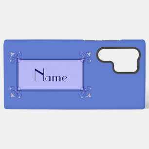 Elegant Flourish Frame Postage Samsung Galaxy Case