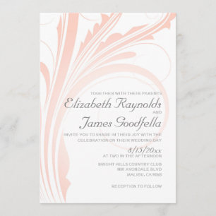 Elegant Flourish Wedding Invitations