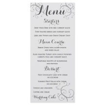 Elegant Flourish With Hearts Wedding