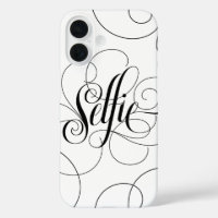 Elegant Flourished Lettering Selfie Calligraphy