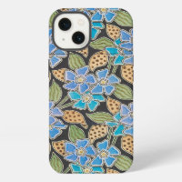 Elegant Flower Blue Periwinkle Floral Classic