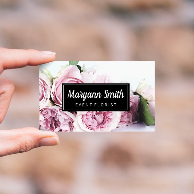 Elegant Flower Buds | Florist Business Card (Creator Uploaded)