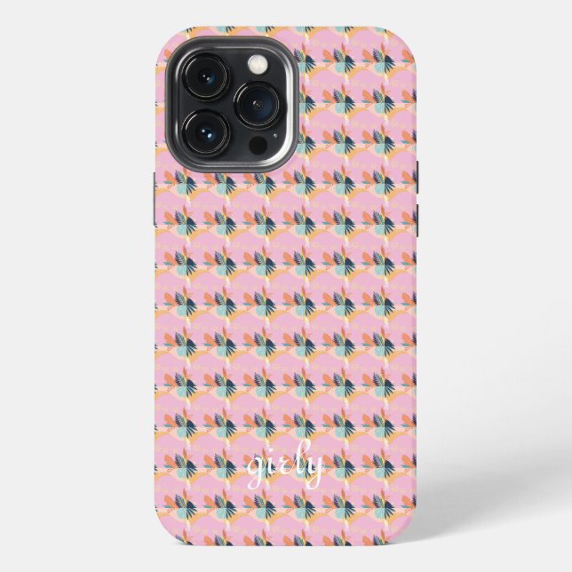 Elegant Flower  Customise Girly  iPhone Case (Back)