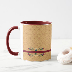 Elegant Flower Ornaments Mug