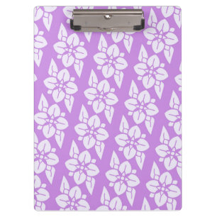 Elegant Flower Pattern Clipboard