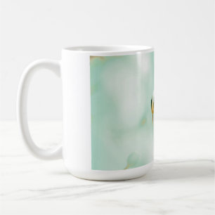 Elegant Flower Print Coffee Mug