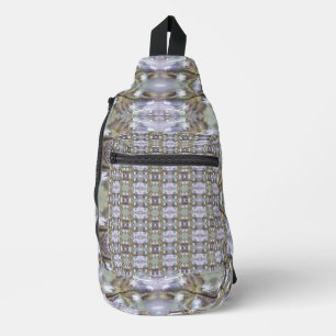 Elegant Flower Rhombus Art variation10 collection Sling Bag