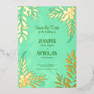 Elegant Flowers And Leaves Ornaments for Wedding F