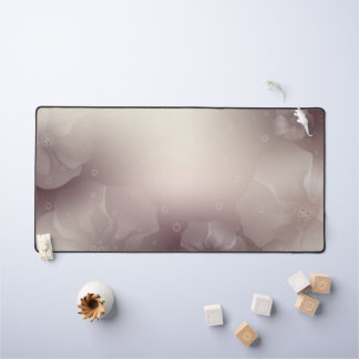 Elegant Flowers Bloom Desk Mat