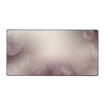 Elegant Flowers Bloom Desk Mat 