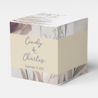 Elegant Flowers  Favour Box