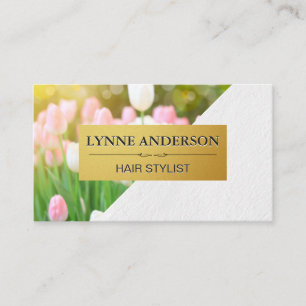Elegant Flowers Florist Business Card