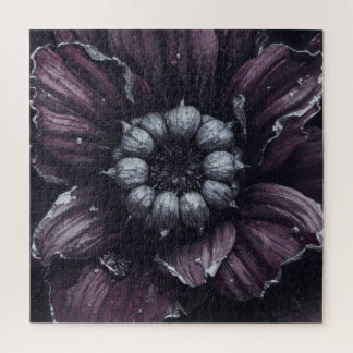 Elegant Flowers Surrounded by Soft Creative Paint  Jigsaw Puzzle