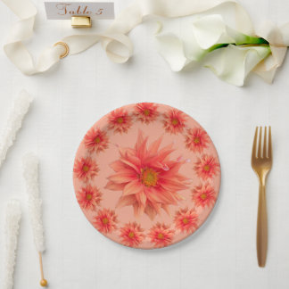 Elegant Flowery,  Paper Plate