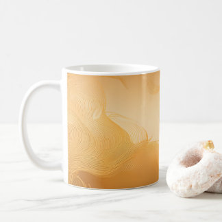 Elegant Flowing Pattern Design Mugs
