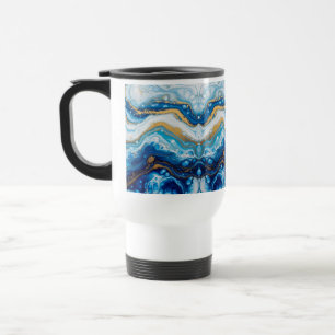 Elegant Fluid Art Decorative Coffee Mugs Abstract