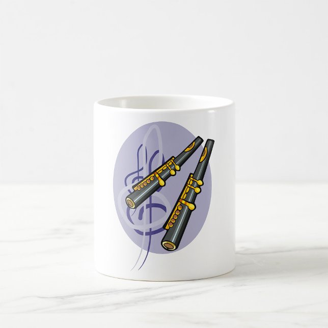 Elegant Flute Duet Music Musical Instrument   Coffee Mug (Creator Uploaded)