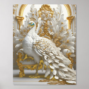 Elegant Foil Print, Foil Colour: Gold, Mat Prints