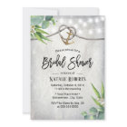 Elegant Foliage Gold Anchor & Rope Bridal Shower