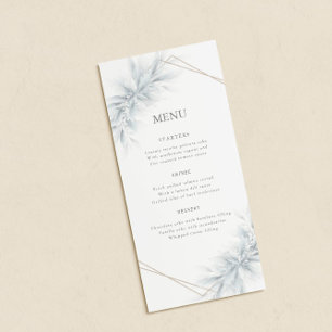 Elegant Foliage Modern Menu