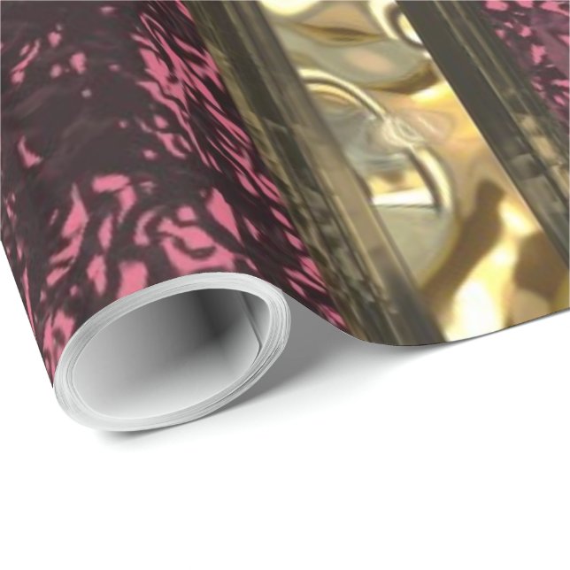 Elegant Fontaine Striped Wrapping Paper (Roll Corner)