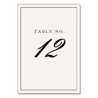 Elegant Formal Black Frame Calligraphy Wedding