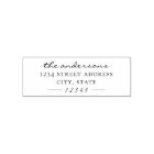 Elegant Formal Family Name Return Address