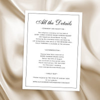 Elegant formal traditional classic wedding details