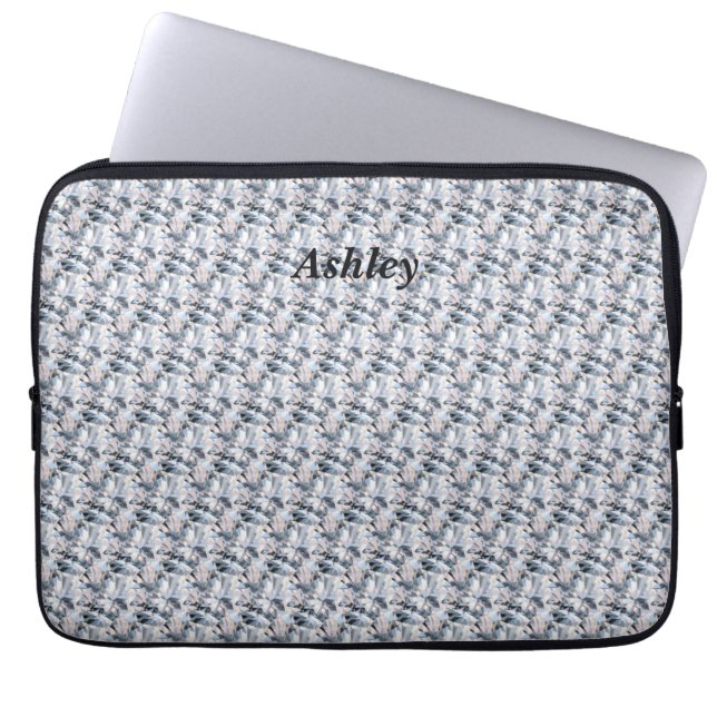 Elegant Fractal Diamond Laptop Laptop Sleeve (Front)