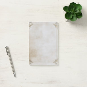 Elegant Frame Old Paper Post-it Notes