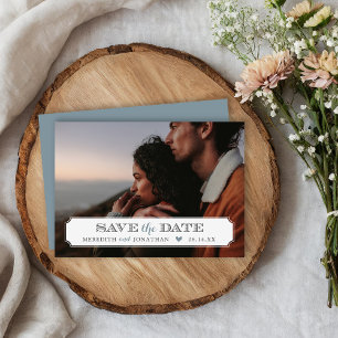 Elegant Frame Photo Overlay Save the Date