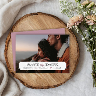 Elegant Frame Photo Overlay Save the Date