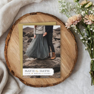 Elegant Frame Photo Overlay Save the Date