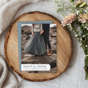 Elegant Frame Photo Overlay Save the Date