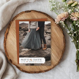 Elegant Frame Photo Overlay Save the Date
