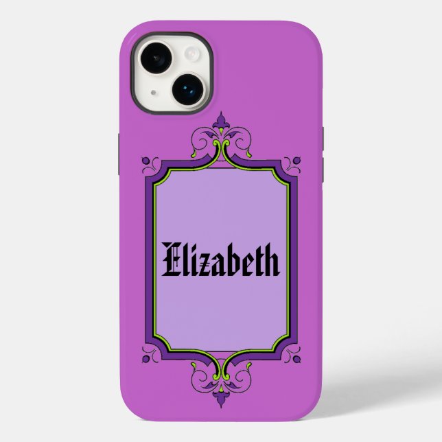 Elegant Framed Book Plate Case-Mate iPhone Case (Back)