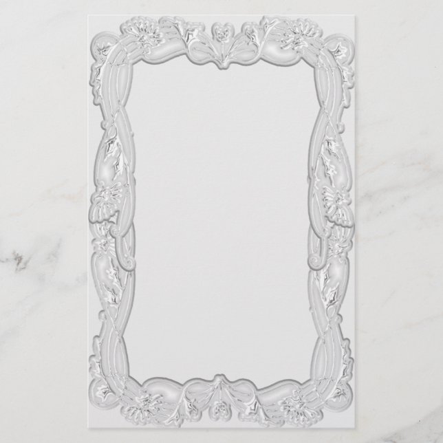 Elegant Framed Stationery (Front)