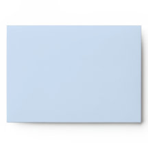 Elegant French Blue Wedding Envelope