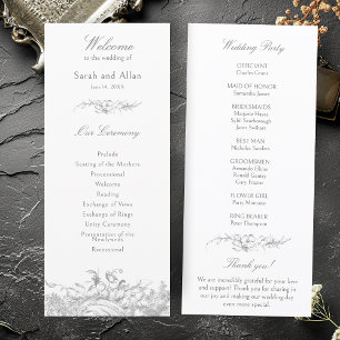 Elegant French Rococo Floral  Programme