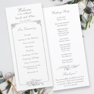 Elegant French Rococo Floral  Programme