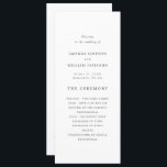 Elegant French Roses Garden Toile Wedding Ceremony Programme<br><div class="desc">If you need help or matching items,  please contact me.</div>