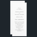 Elegant French Roses Garden Toile Wedding Ceremony Programme<br><div class="desc">If you need help or matching items,  please contact me.</div>