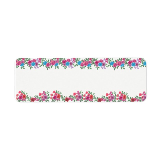 Elegant French Vintage Colourful Floral Wedding (Front)