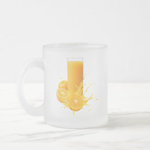 Elegant Frosted Glass Mug