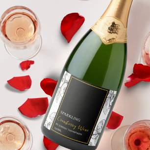 Elegant Fruit Sparkling Cranberry Wine Black Label