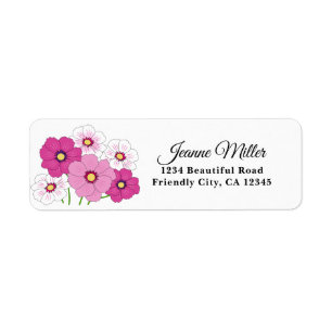 Elegant Fuchsia Pink And White Flower