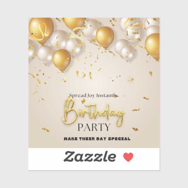 Elegant & Fun Birthday Invitation Cards – Shop Now (Sheet)