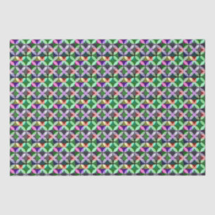 Elegant Fun Colourful Modern Geometric Art Tissue Paper