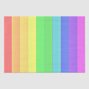 Elegant & Fun Colourful Rainbow Stripes Tissue Paper